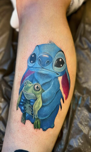 Full Color Stitch Tattoo
